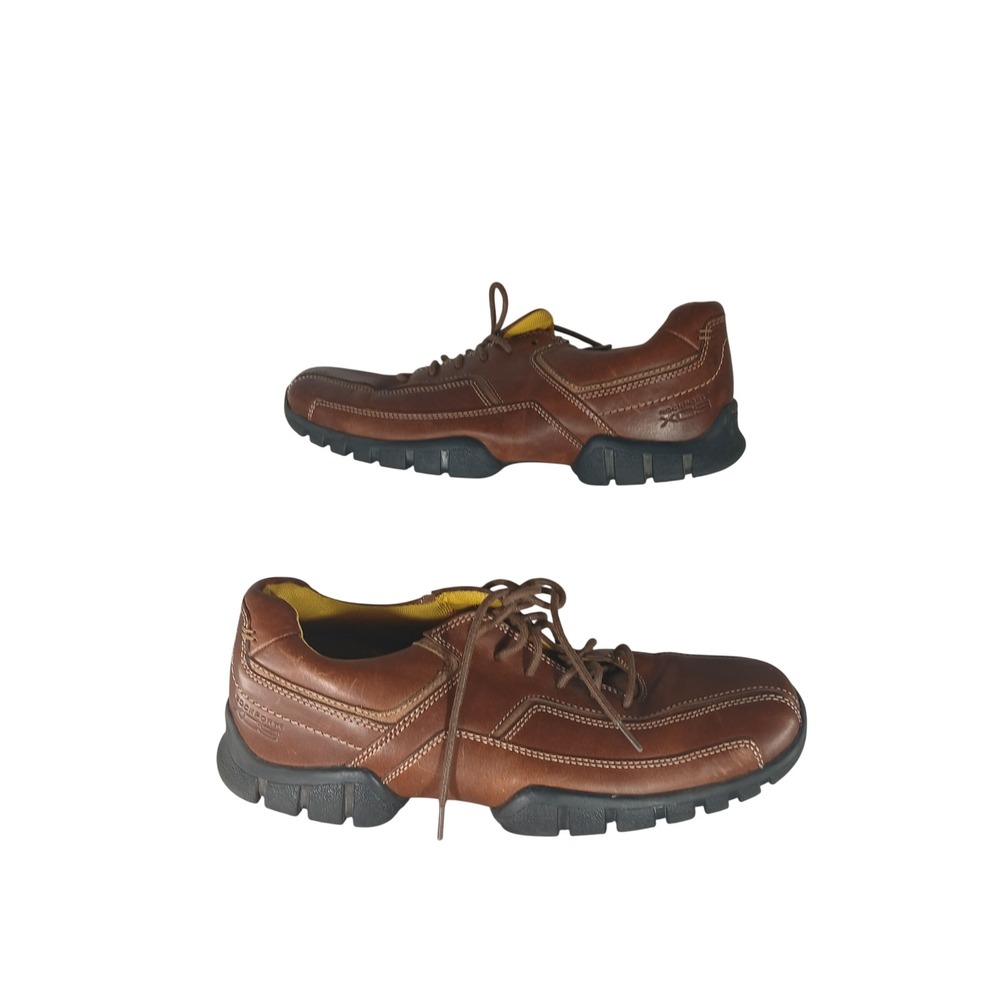 Rockport‎ XCS Walking Shoes 8.5 Brown APM74848 Gorpcore Rugged Outdoor Oxford